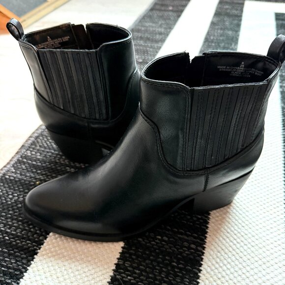 Old Navy Shoes - Black Western Ankle Boots